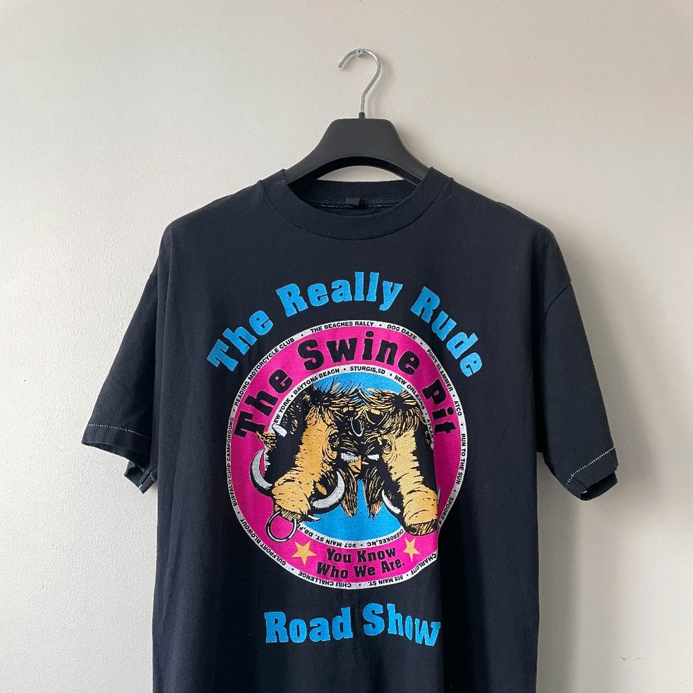 Vintage Really Rude show all single stitches